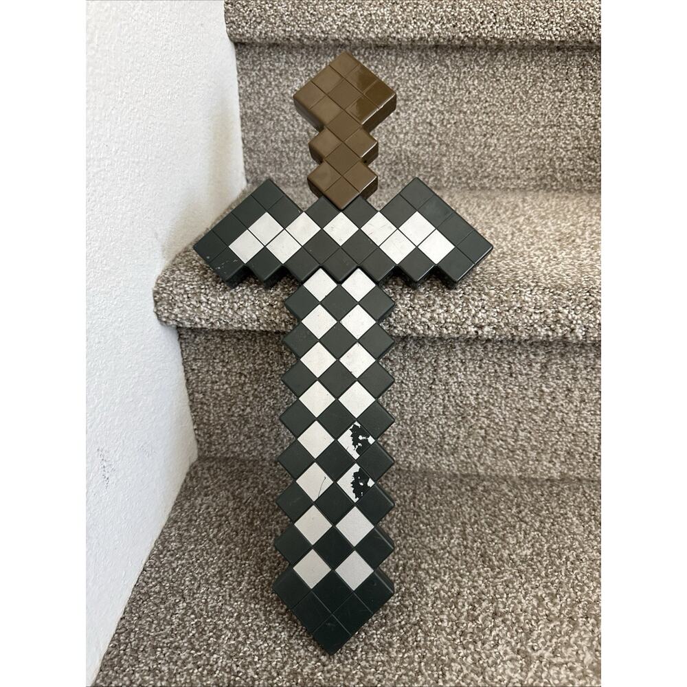 Minecraft 17 Inch Diamond Sword Hard Plastic